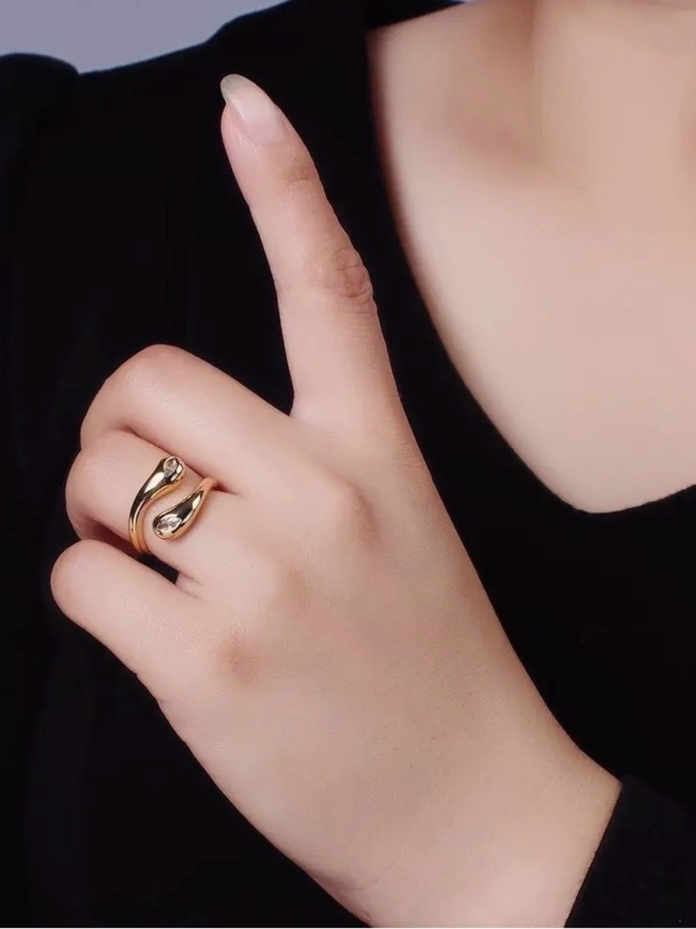 Minimalist Gold Filled Wrapped
Adjustable Ring - Picture 2 of 5